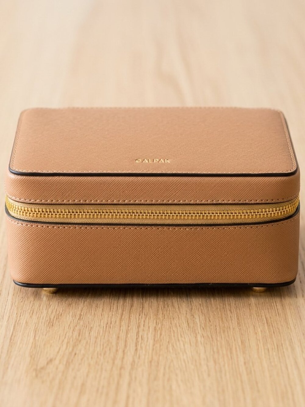 CALPAK Faux Leather Travel Jewelry Case Container Organizer